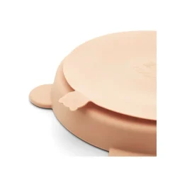 Liewood Stacy Ruminddelt Tallerken Med Sugekop 2Pk, Mustard/Tuscany Ro