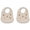 Liewood Tilda 2Pk Silikone Hagesmaekke, Peach/Sandy