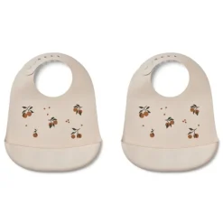 Liewood Tilda 2Pk Silikone Hagesmaekke, Peach/Sandy