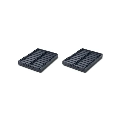 Liewood Weston 2Pk Opbevaringskasser M.Lag, Small/Navy