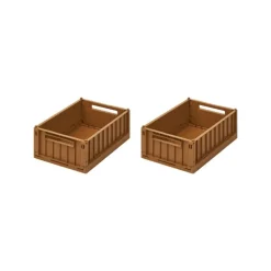 Liewood Weston 1Stk Opbevaringskasser, Small/Golden Caramel