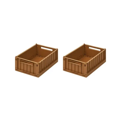 Liewood Weston 1Stk Opbevaringskasser, Small/Golden Caramel
