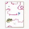 Mado Poster 50X70 Charlie The Chameleon