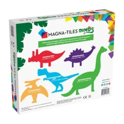 Magna-Tiles Dinosaurer, 5 Stk