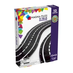 Magna-Tiles Xtras Saet Med Vejbaner, 12 Dele