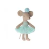 Maileg Ballerina Mus, Lillesoster - Lys Mint