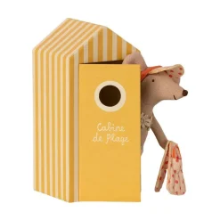 Maileg Beach Mice, Big Sister In Cabin De Plage 16-1731-01