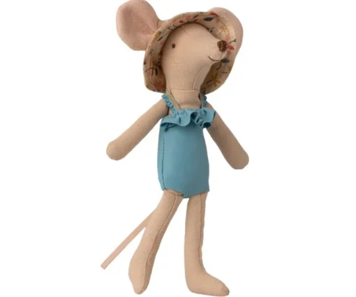 Maileg Beach Mice, Mum In Cabin De Plage 16-1741-01