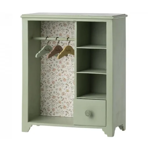 Maileg Garderobe, Stor - Mint Green