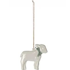 Maileg Metal Ophæng, Lam - Mint