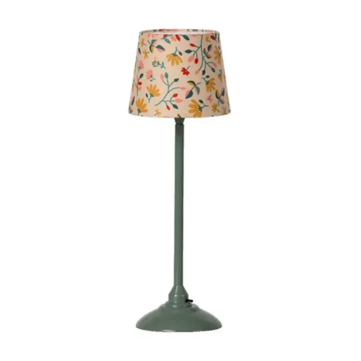 Maileg Miniature Gulvlampe - Mork Mint