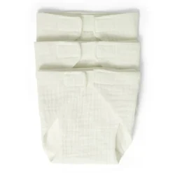 Mamamemo 3Pk Dukkerbleer I Stof, Hvid