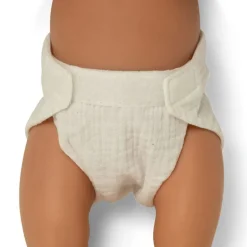 Mamamemo 3Pk Dukkerbleer I Stof, Hvid
