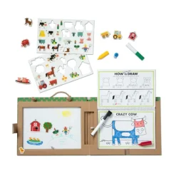 Melissa & Doug Kreativitetskuffert, Bondegard