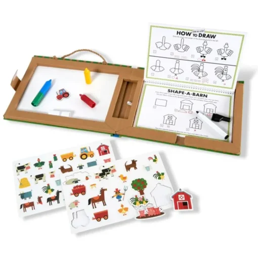Melissa & Doug Kreativitetskuffert, Bondegard