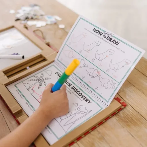 Melissa & Doug Kreativitetskuffert, Dino