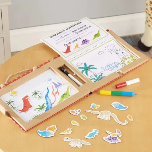 Melissa & Doug Kreativitetskuffert, Dino