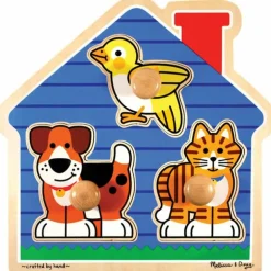 Melissa & Doug Puslespil Husdyr, 3 Brikker