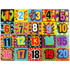 Melissa&Doug Jumbo Numbers Chunky Puzzle