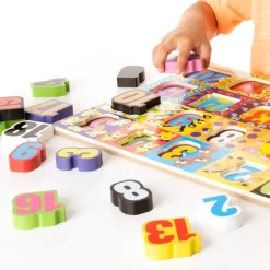 Melissa&Doug Jumbo Numbers Chunky Puzzle