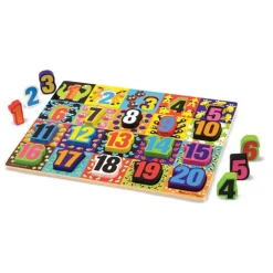 Melissa&Doug Jumbo Numbers Chunky Puzzle