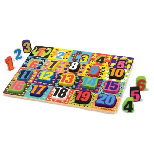 Melissa&Doug Jumbo Numbers Chunky Puzzle