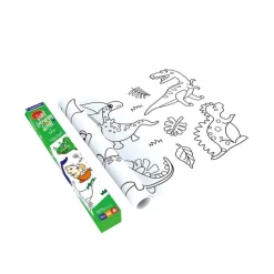 Mieredu Kaempebanner Til Farvelaegning - Dinosaurer