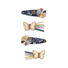 Mimi & Lula - 4 Harclips - Butterfly Winter Flora