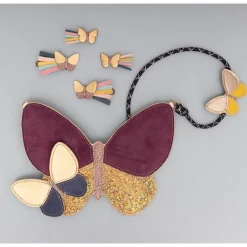 Mimi & Lula - 2 Harclips - Lucia Butterfly Winter Flora