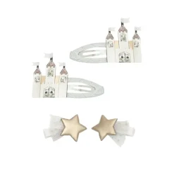 Mimi & Lula 4 Harclips - Castle And Star Fairytale