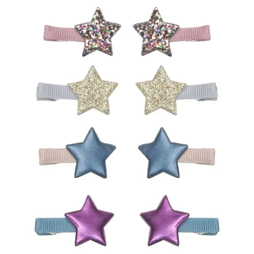 Mimi & Lula 8 Harclips - Mini Star Ziggy