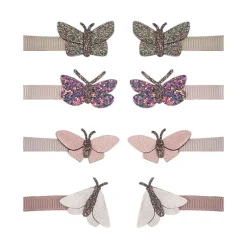 Mimi & Lula 8 Harclips - Mini Rainforest Butterflies