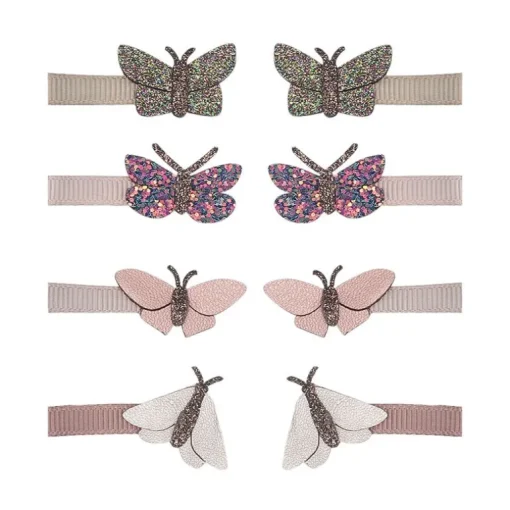 Mimi & Lula 8 Harclips - Mini Rainforest Butterflies