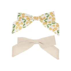 Mimi & Lula 2 Harclips - Tulip Bow Spring Bunny