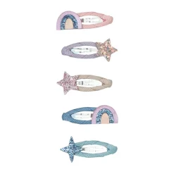 Mimi & Lula 5 Harspaender - Mini Rainbow & Star Unicorn