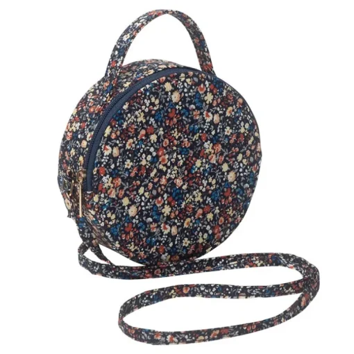 Mimi & Lula Rund Skuldertaske - Fleur Winter Ivy