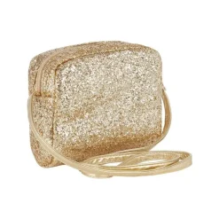 Mimi & Lula Skuldertaske Guld Glitter