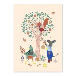 Moulin Roty Plakat - Aebletrae 50X70 Cm