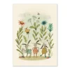 Moulin Roty Plakat - Tre Sma Kaniner 50X70Cm