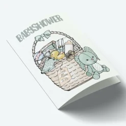 Mouse & Pen A7 Kort Babyshower