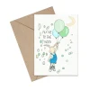 Mouse & Pen A6 Kort Fly Me To The Moon Bla