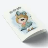 Mouse & Pen A7 Kort, Hip Hip Hurra Pige