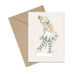 Mouse & Pen A6 Kort Little Ballet Girl