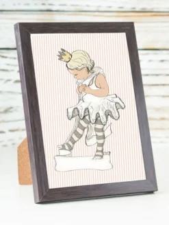 Mouse & Pen A6 Kort Little Ballet Girl