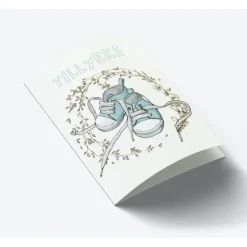 Mouse & Pen A7 Kort, Tillykke Bla Converse