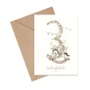 Mouse & Pen A6 Kort Tillykke Talkort - 3 Ar