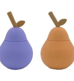 Oyoy 2Pk Pear Drikkekop M.Sugeror, Apricot/Purple