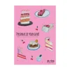 Rice Klistermærker - Pink - Sweet Cake