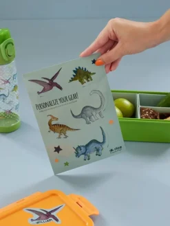 Rice Klistermærker - Stovet Gron - Dino