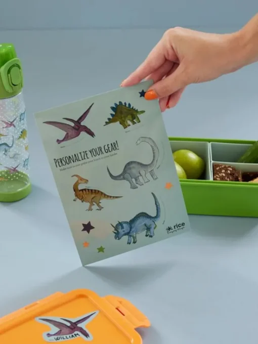 Rice Klistermærker - Stovet Gron - Dino